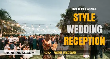 Cocktail Wedding Reception: A Guide to Planning Yours