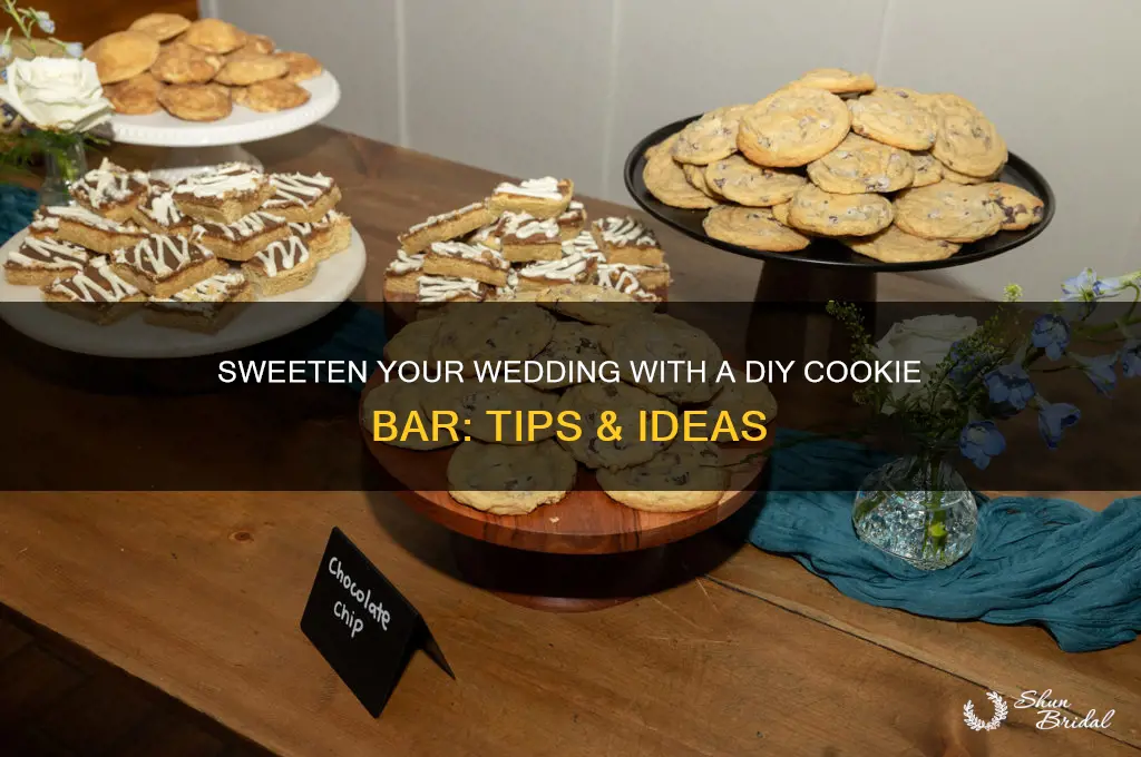 how to do a cookie bar at a wedding