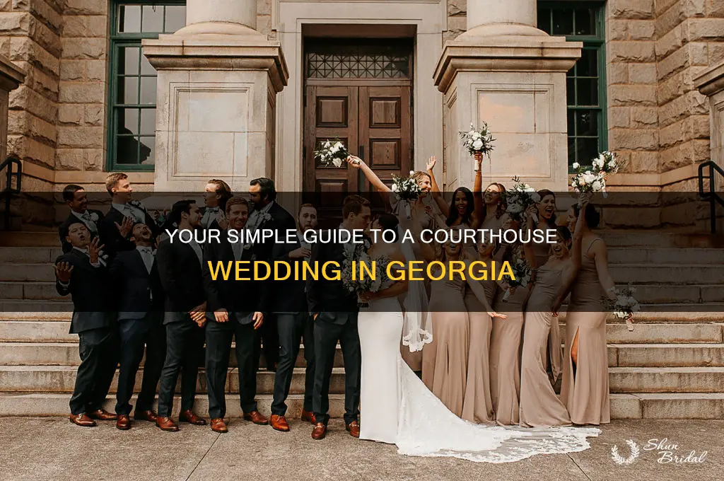 how to do a courthouse wedding in ga