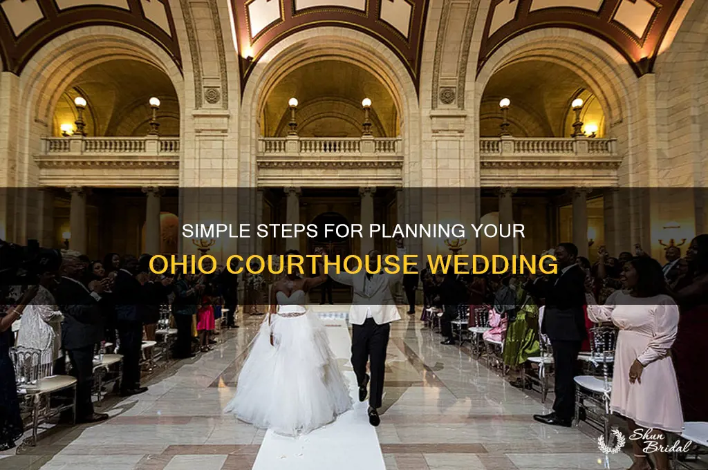 how to do a courthouse wedding in Ohio