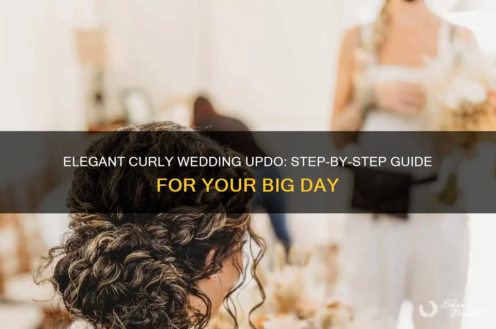 how to do a curly wedding updo