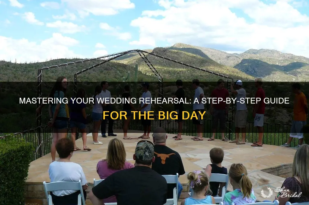 how to do a day of rehearsal for wedding