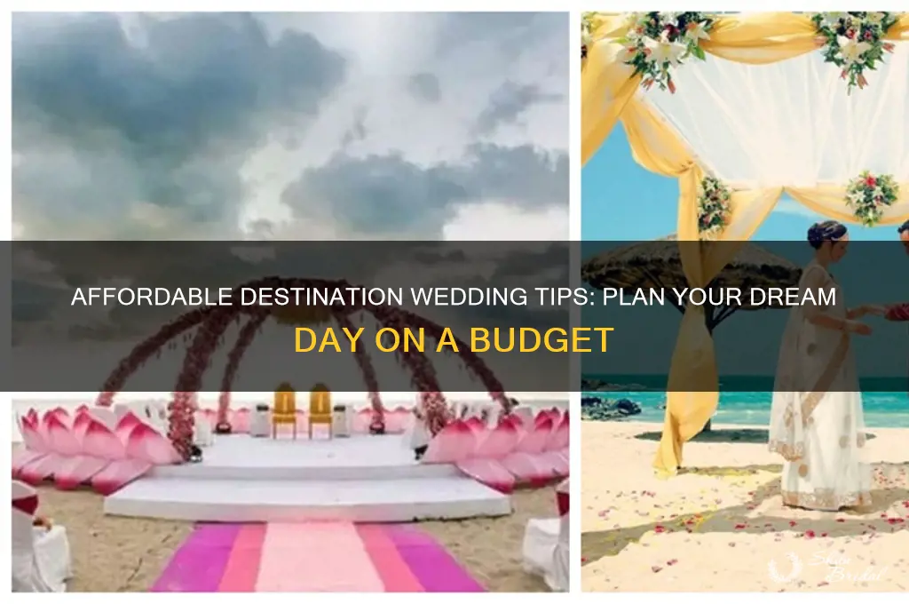how to do a destination wedding on a budget