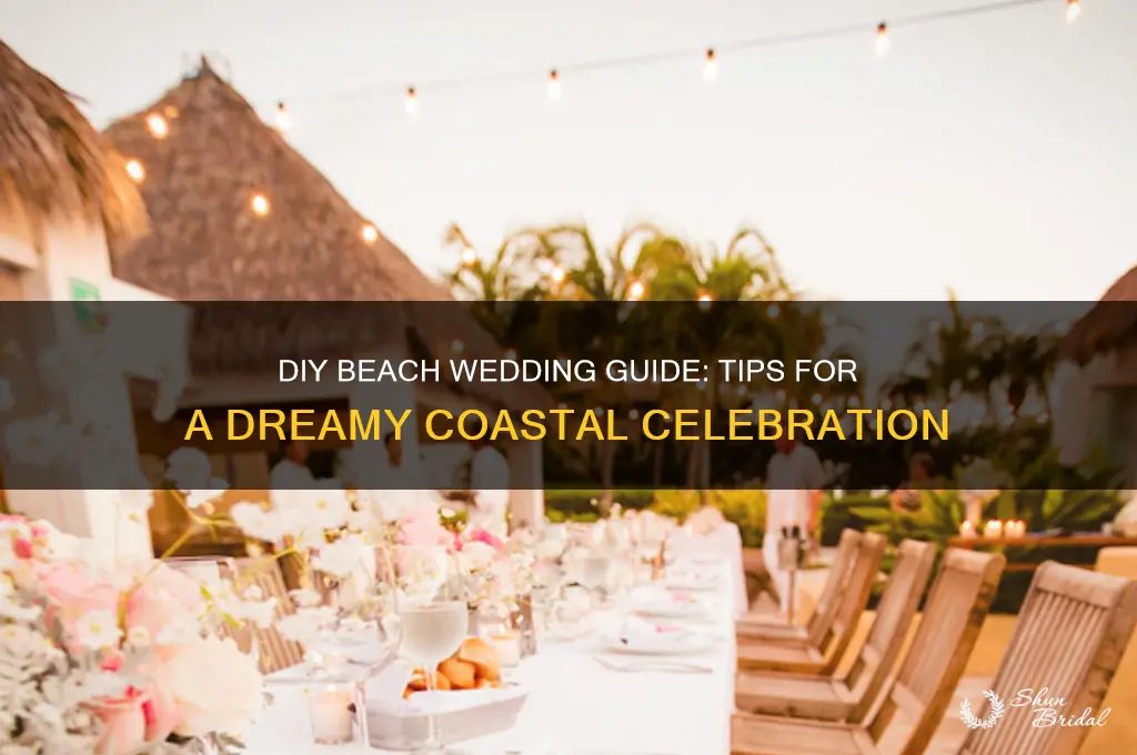 how to do a diy beach wedding