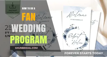 Creative Fan Wedding Program Ideas: A Unique Guest Favor Guide
