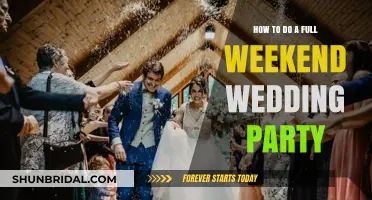 Ultimate Guide to Planning a Full Weekend Wedding Celebration