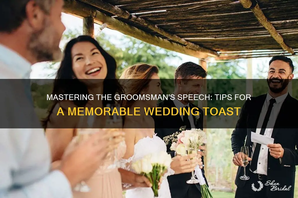 how to do a grooms wedding speech