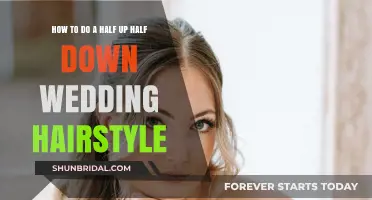 Elegant Half Up Half Down Wedding Hairstyle Tutorial for Brides