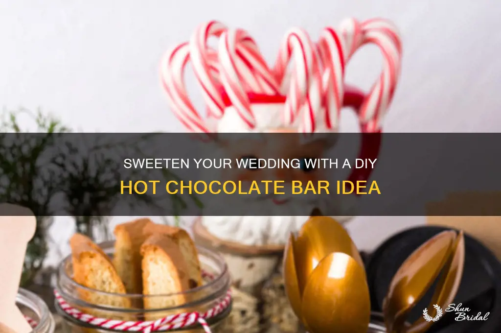 how to do a hot chocolate bar at a wedding