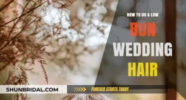 Elegant Low Bun Wedding Hairstyle: A Step-by-Step Guide for Brides
