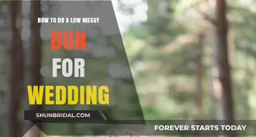 Effortless Low Messy Bun Tutorial for Your Dream Wedding Look