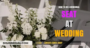 Honoring Loved Ones: Creating a Meaningful Memorial Seat at Your Wedding