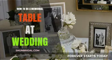 Honoring Loved Ones: Creating a Meaningful Memorial Table at Your Wedding