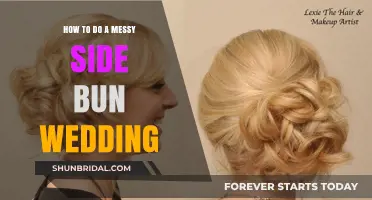 Effortless Elegance: Mastering the Messy Side Bun for Your Wedding Day