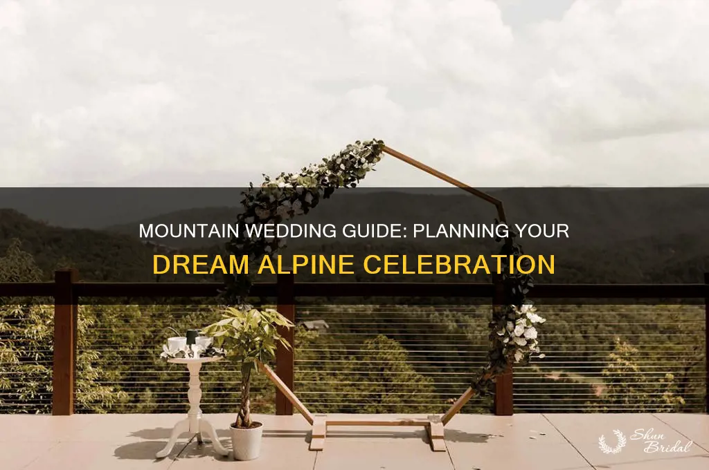 how to do a mountain wedding