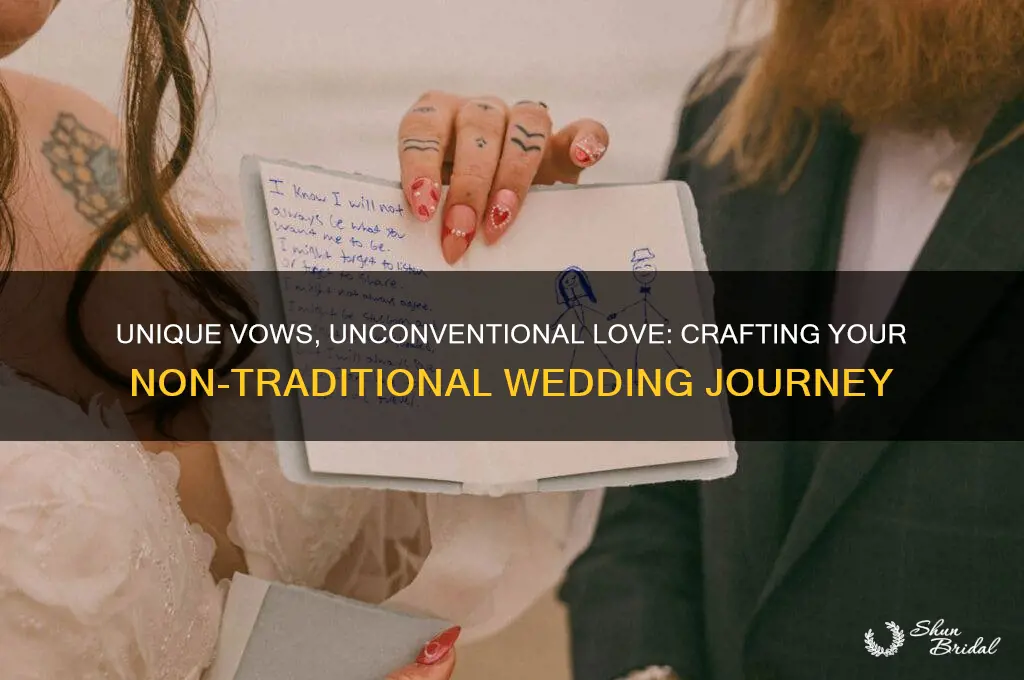 how to do a non traditional wedding