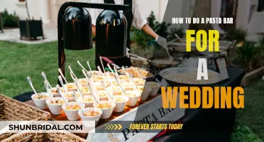 A Hearty Wedding: Hosting a Pasta Bar