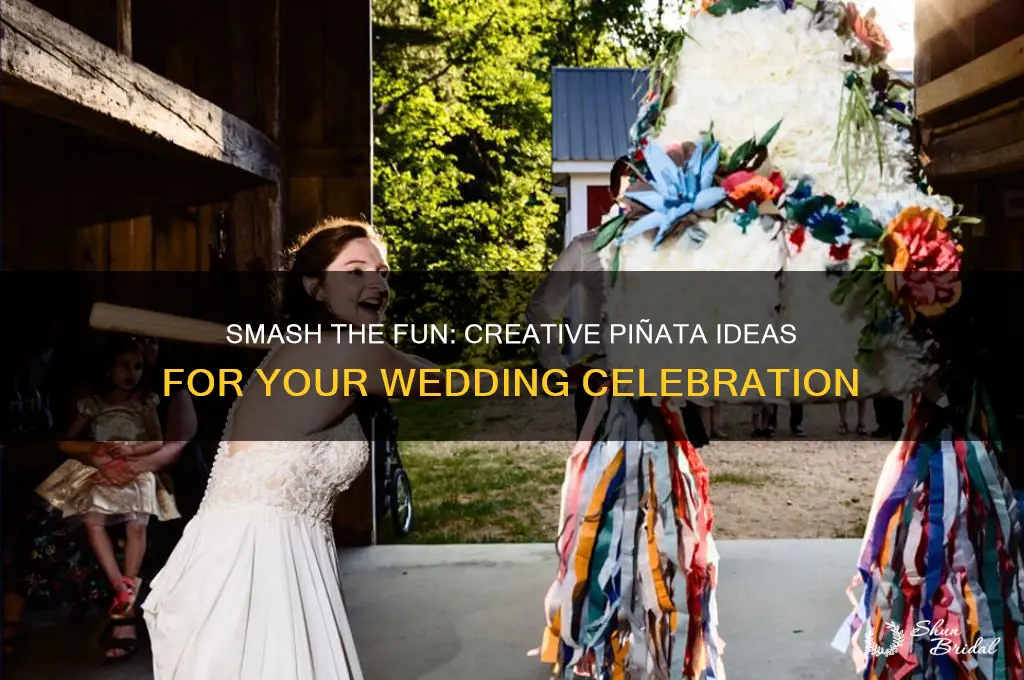 how to do a pinata at a wedding