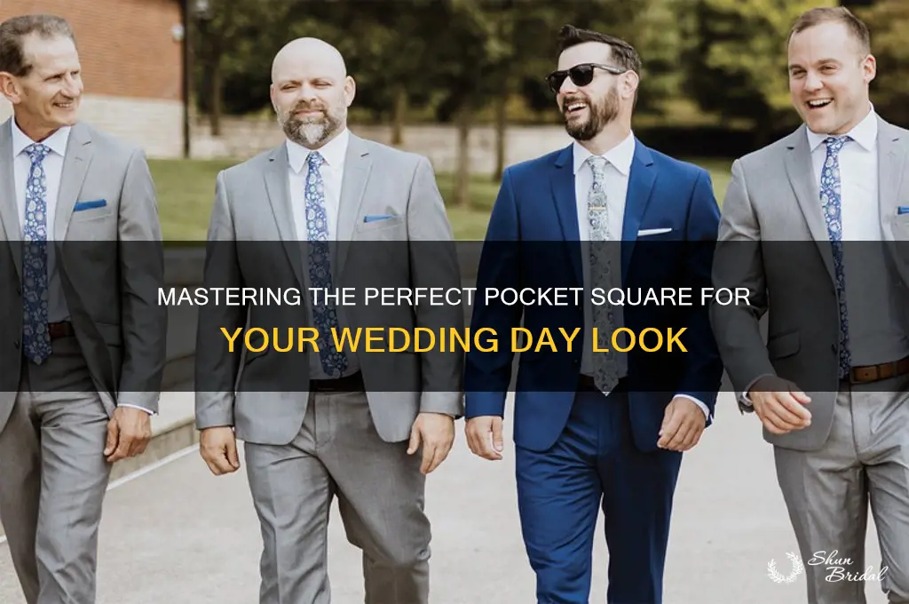 how to do a pocket square for a wedding