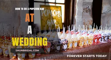 Popcorn Bar Magic: Creative Wedding Snack Station Ideas & Tips