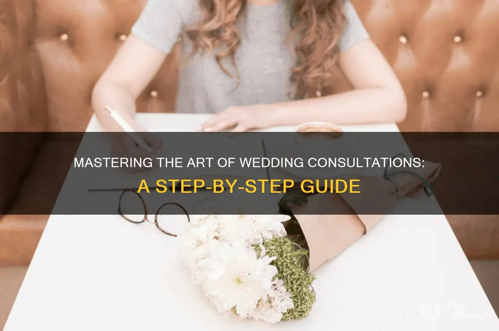 how to do a proper wedding consultation