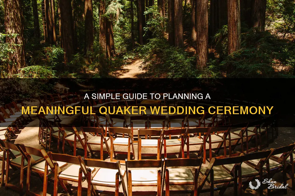 how to do a quaker wedding