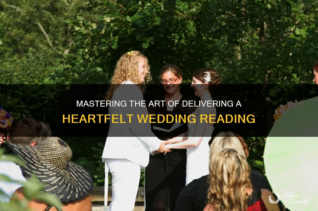 how to do a reading at a wedding