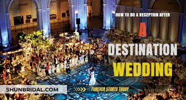 Destination Wedding: Planning a Post-Event Reception