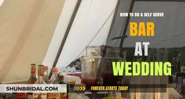Create a Memorable Wedding Self-Serve Bar: Tips and Ideas