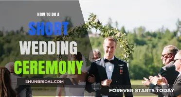 Quick & Meaningful: Crafting Your Perfect Short Wedding Ceremony