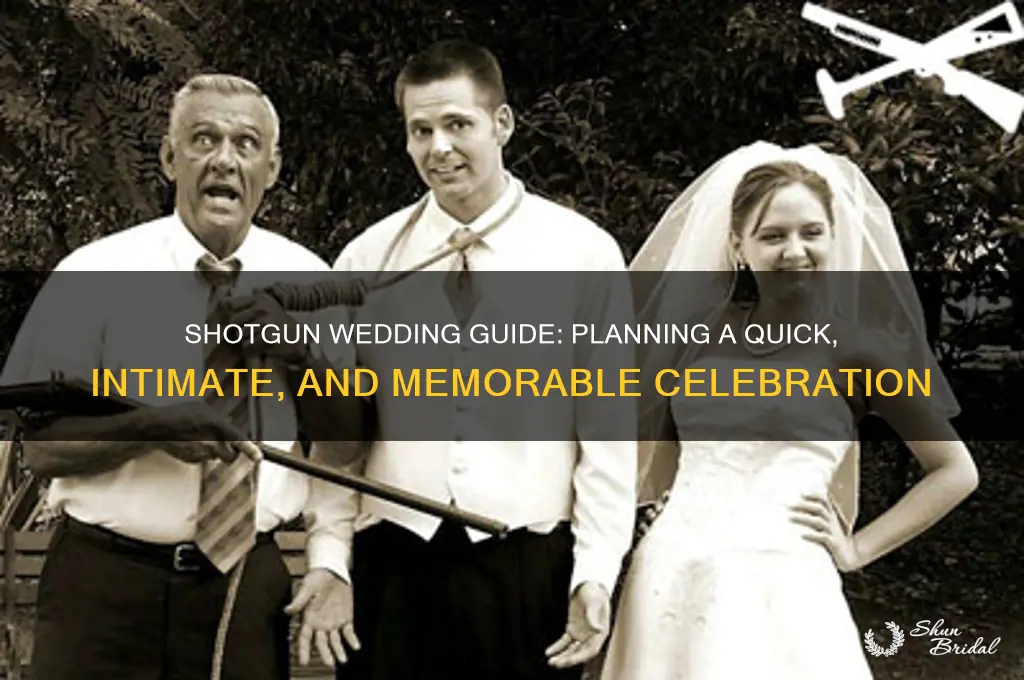 how to do a shotgun wedding