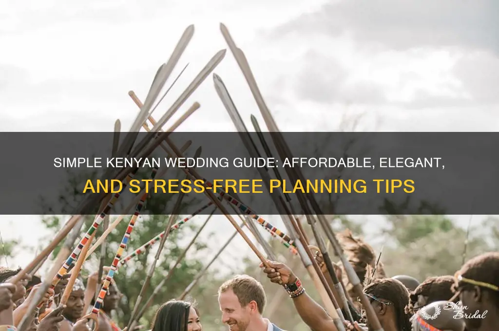how to do a simple wedding in kenya