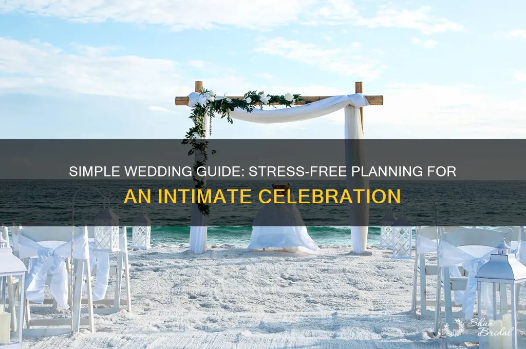 how to do a simple wedding