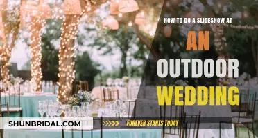 Create a Memorable Outdoor Wedding Slideshow: Tips and Tricks