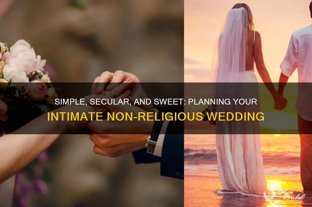 how to do a small non religeous wedding