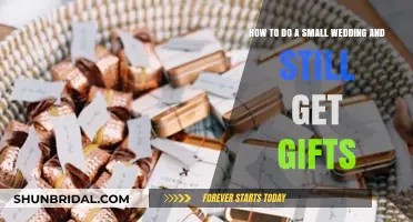 Intimate Celebrations: Maximizing Gift-Giving at Your Small Wedding