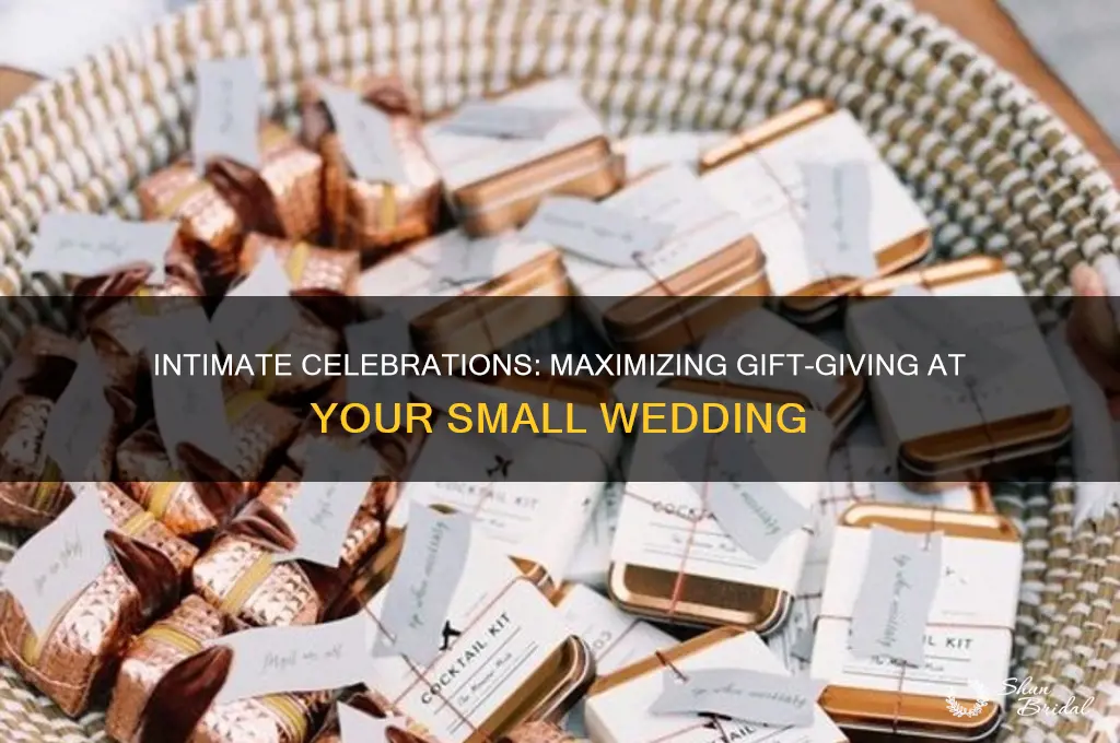 how to do a small wedding and still get gifts