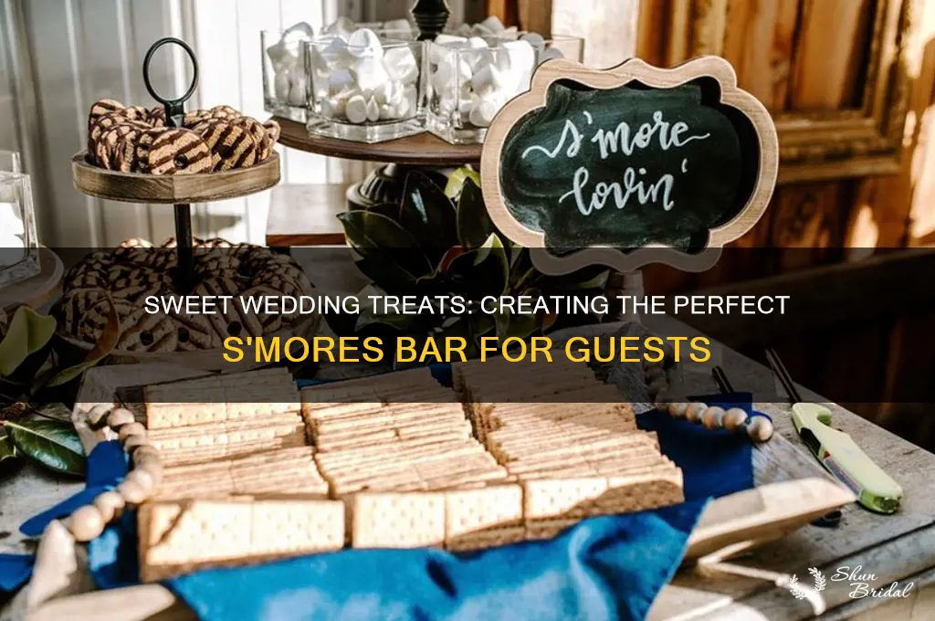 how to do a smores bar for your wedding