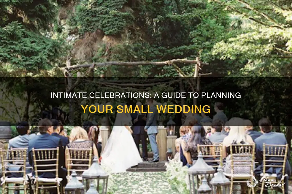 how to do a snall wedding