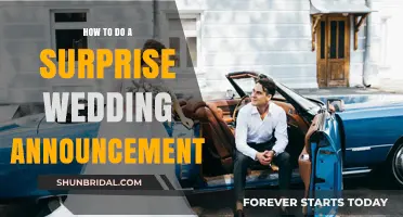 Creative Ways to Reveal Your Surprise Wedding Announcement to Loved Ones