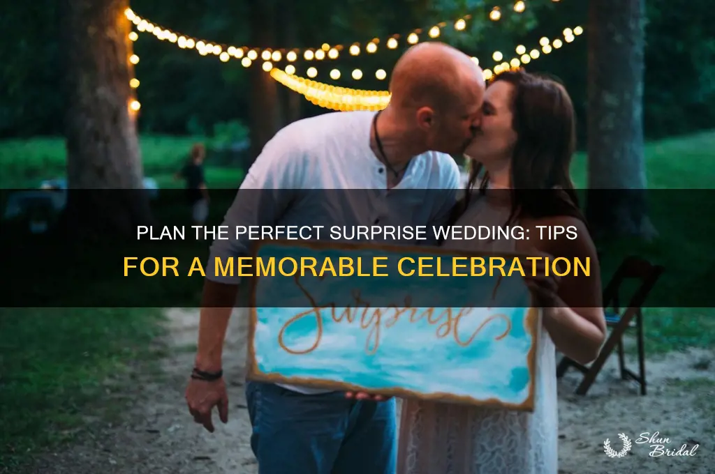 how to do a surprise wedding