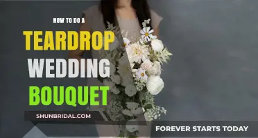 Elegant Teardrop Wedding Bouquet: Step-by-Step DIY Guide for Brides