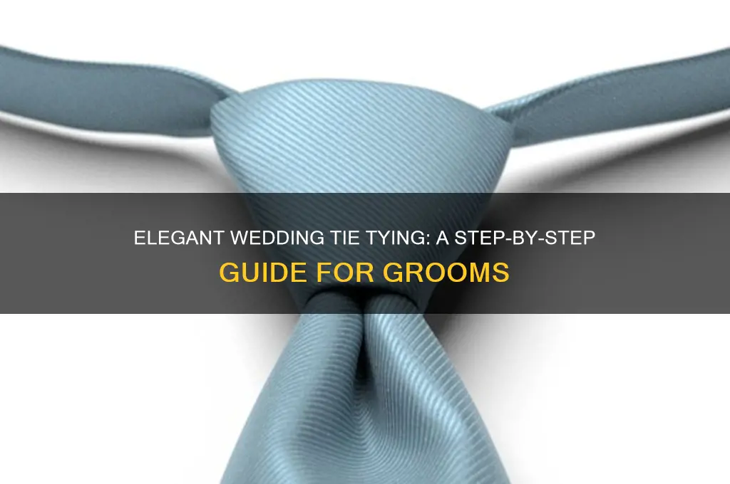 how to do a tie for a wedding