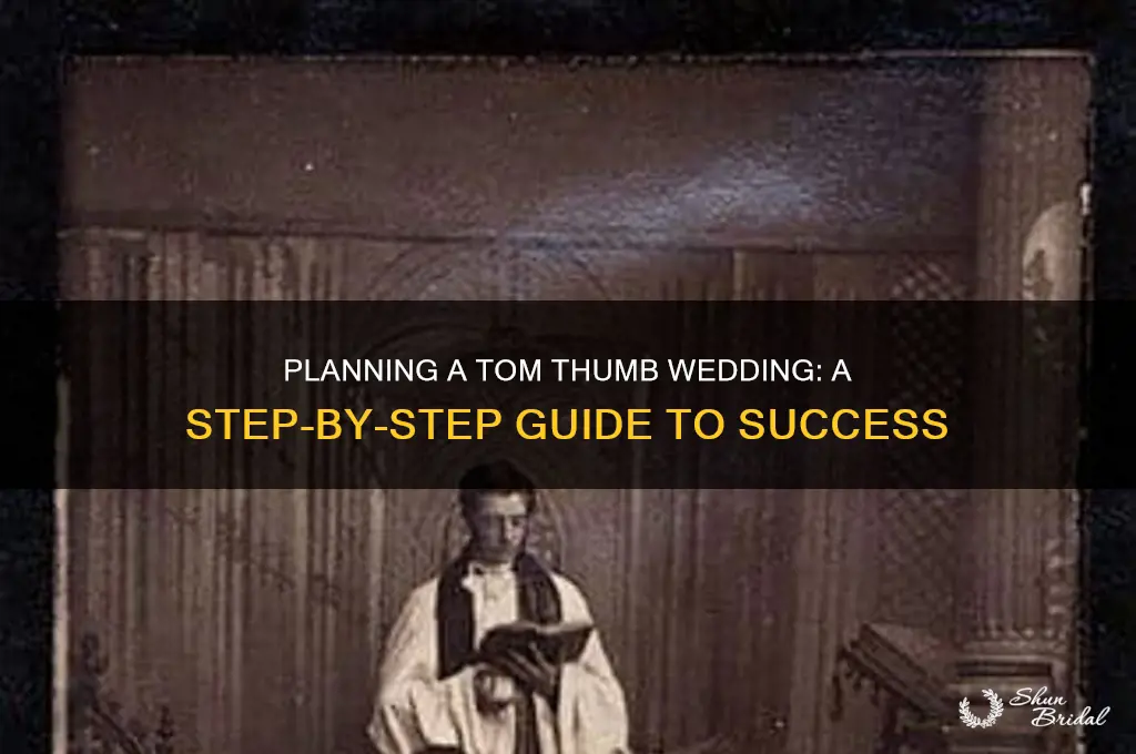how to do a tom thumb wedding