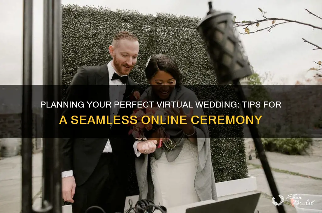 how to do a virtual wedding ceremony