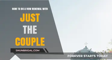 Intimate Vow Renewal: Celebrating Your Love as a Couple