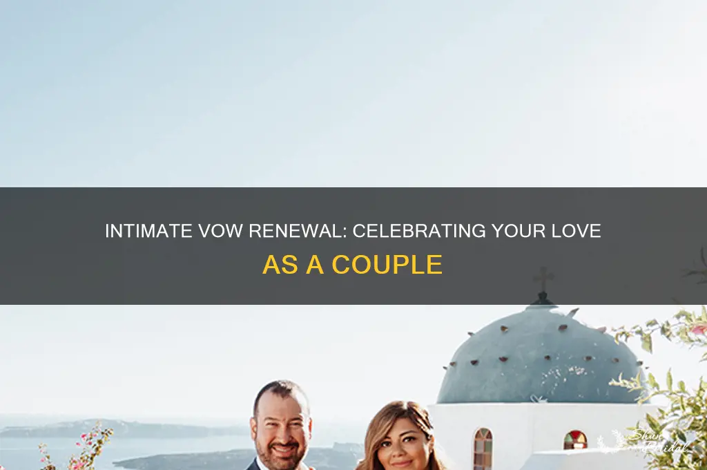 how to do a vow renewal with just the couple