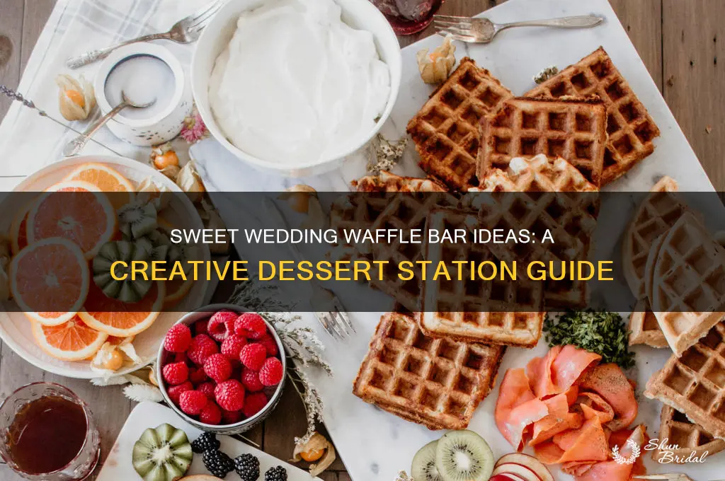 how to do a waffle bar at a wedding