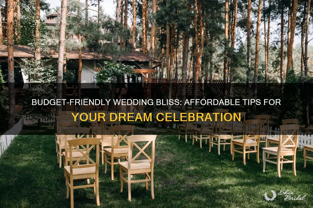 how to do a wedding as affordably as possible