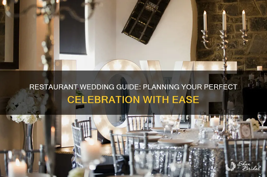 how to do a wedding at a restaurant